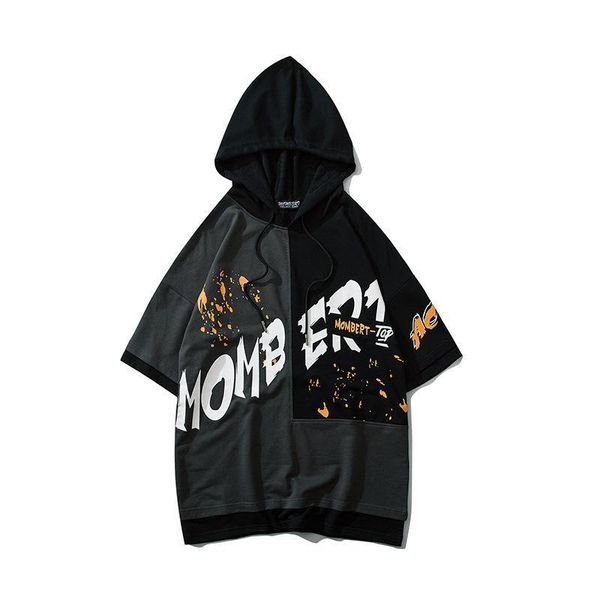 mens fashion tshirt graffiti camouflage hooded short sleeved t-shirt street trend summer thin short sleeved sweater, White;black
mens fashion tshirt graffiti camouflage hooded short sleeved t-shirt street trend summer thin short sleeved sweater, White;black