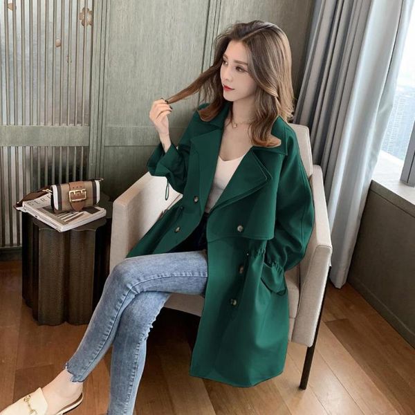 women trench new fashion women slim double button autumn coat female casual windbreak collection trench coat, Tan;black
women trench new fashion women slim double button autumn coat female casual windbreak collection trench coat, Tan;black