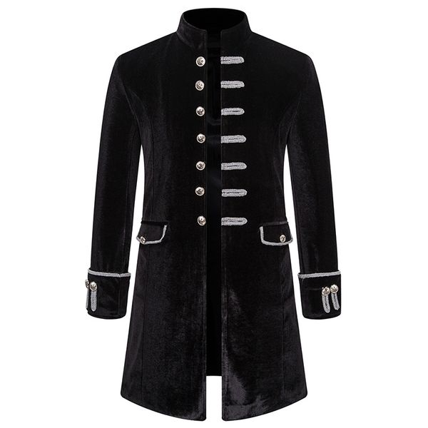 medieval steampunk tailcoat halloween costumes 2019 brand renaissance gothic jacket men vintage coat stage clothes for singers, White;black
medieval steampunk tailcoat halloween costumes 2019 brand renaissance gothic jacket men vintage coat stage clothes for singers, White;black