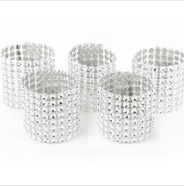 100pcs/lot plastic net rhinestone wrap napkin ring napkin buckle l wedding supplies european style home decoration
100pcs/lot plastic net rhinestone wrap napkin ring napkin buckle l wedding supplies european style home decoration