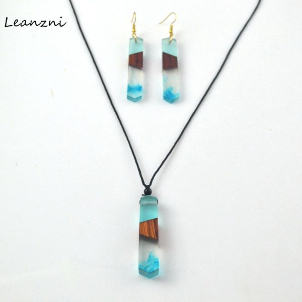 leanzni hand wood resin necklace pendant suit, declare fashion jewelry, knitting rope, gifts, wholesale, Silver
leanzni hand wood resin necklace pendant suit, declare fashion jewelry, knitting rope, gifts, wholesale, Silver