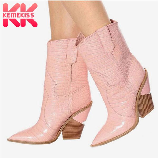 kemekiss size 33-46 new women ankle boots brand autumn winter high heels shoes women retro short boots warm footwear for women mx200324, Black
kemekiss size 33-46 new women ankle boots brand autumn winter high heels shoes women retro short boots warm footwear for women mx200324, Black
