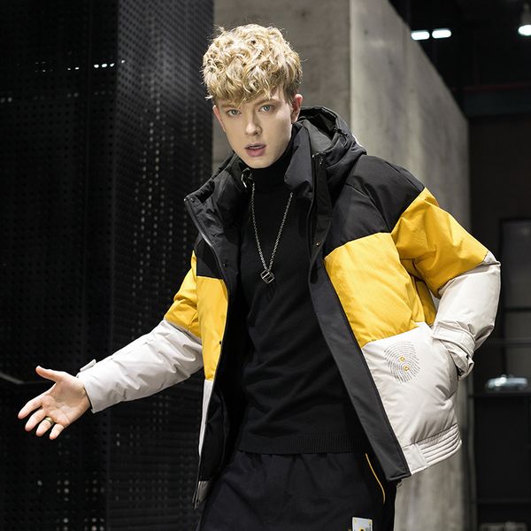 new men's clothing 2019 winter new ins trend hooded color insert 90 velvet jacket men casual men's down jacket men, Black
new men's clothing 2019 winter new ins trend hooded color insert 90 velvet jacket men casual men's down jacket men, Black