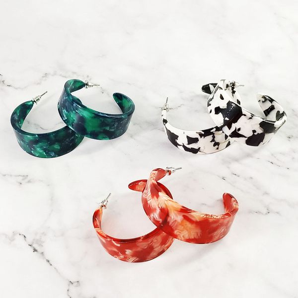 selling c-shaped acetate plate earrings cool fashion earrings european and american jewelry accessories, Golden
selling c-shaped acetate plate earrings cool fashion earrings european and american jewelry accessories, Golden