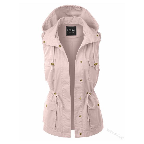 wepbel women autumn winter vest solid color hooded sleeveless pocket zipper button warm ladies female vests, Black;white
wepbel women autumn winter vest solid color hooded sleeveless pocket zipper button warm ladies female vests, Black;white