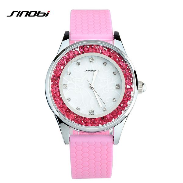 sinobi fashion women's diamonds wrist watches silicone watchband luxury brand ladies geneva quartz clock females hours 2017, Slivery;brown
sinobi fashion women's diamonds wrist watches silicone watchband luxury brand ladies geneva quartz clock females hours 2017, Slivery;brown