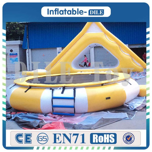 Large Outdoor Toys Inflatable Water Trampoline Children's Water Park Equipment Water Trampoline Inflatable Model