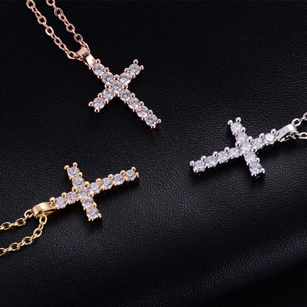 collier female new fashion cross silver necklaces & pendants collares for women men jewelry crystal shiny cz pendants necklace
collier female new fashion cross silver necklaces & pendants collares for women men jewelry crystal shiny cz pendants necklace