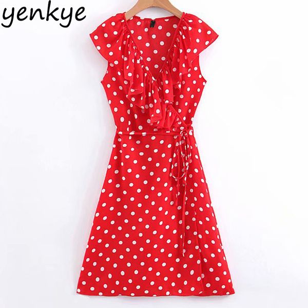 holiday boho beach summer dress 2019 women polka dot red dress lady ruffle v neck short sleeve a-line sdp6197, Black;gray
holiday boho beach summer dress 2019 women polka dot red dress lady ruffle v neck short sleeve a-line sdp6197, Black;gray