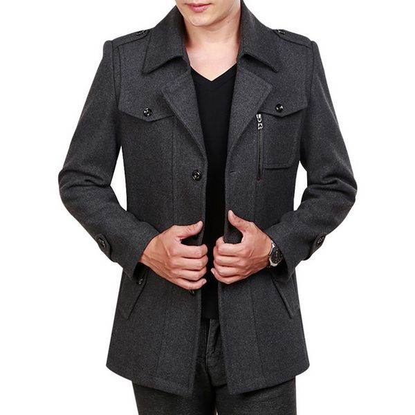 fleece jacket men autumnl standing collar coat with pockets winter lapel blends mens fashion zipper overcoat plus size 4xl, Black
fleece jacket men autumnl standing collar coat with pockets winter lapel blends mens fashion zipper overcoat plus size 4xl, Black