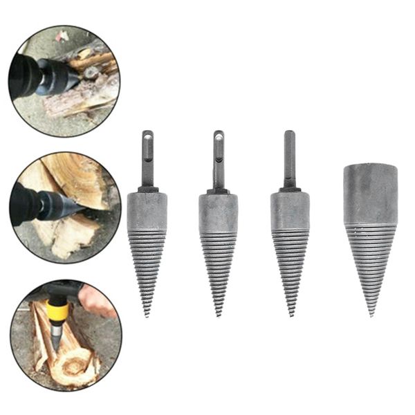 gtbl 4pcs/set log wood splitting split electric hammer drill splitter cone firewood
gtbl 4pcs/set log wood splitting split electric hammer drill splitter cone firewood