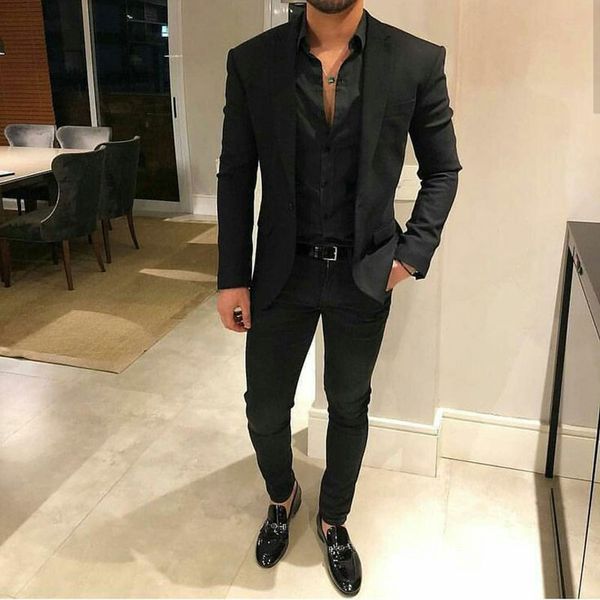 black men suits wedding man suits business man blazer classic groom tuxedos 2piece coat pants custom costume homme slim fit terno masculino, Black;gray
black men suits wedding man suits business man blazer classic groom tuxedos 2piece coat pants custom costume homme slim fit terno masculino, Black;gray