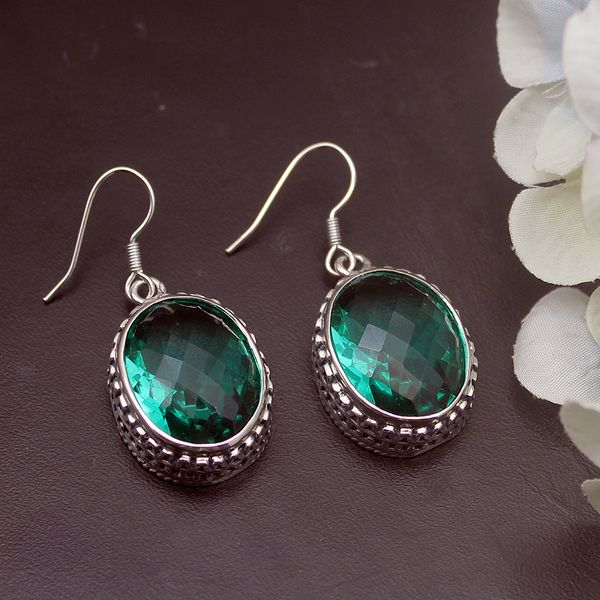 hermosa vintage trendy natural greenz 925 sterling silver earrings for women 1 1/2 inch a845
hermosa vintage trendy natural greenz 925 sterling silver earrings for women 1 1/2 inch a845