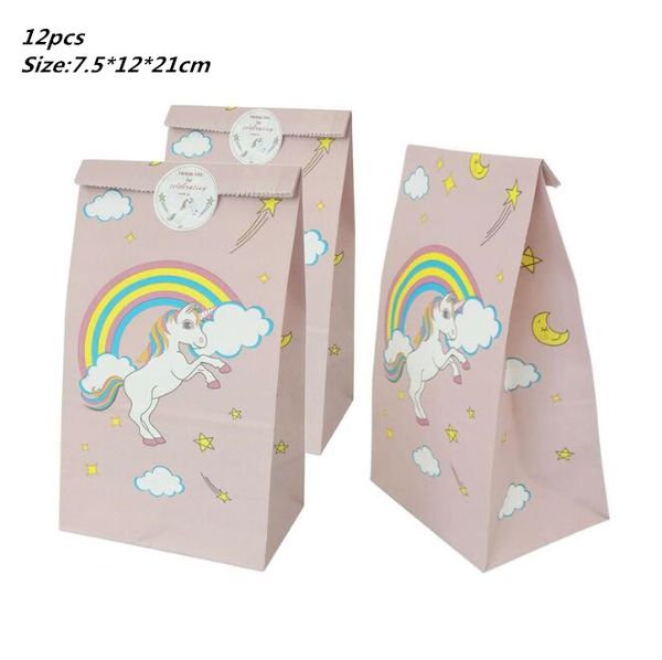 12pcs unicorn paper gift bags unicorn party paper bags for birthday party supplies baby shower candy box with sticker
12pcs unicorn paper gift bags unicorn party paper bags for birthday party supplies baby shower candy box with sticker