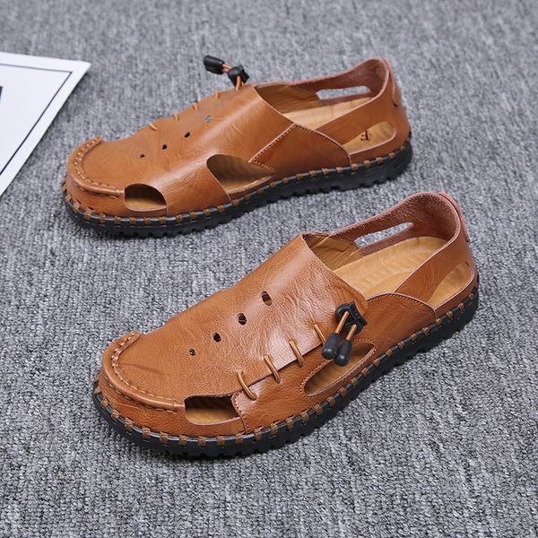 cimim summer new men manual outdoor sandals 38-48 large size comfortable casual shoes 2020 fashion flat men shoes, Black
cimim summer new men manual outdoor sandals 38-48 large size comfortable casual shoes 2020 fashion flat men shoes, Black