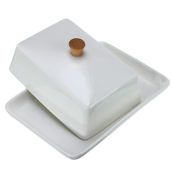 6/8 дюйма белый суши блюдо фрукты сырные тарелки керамическая масленка компот кухня изысканная крышка ящик для хранения контейнер держатель