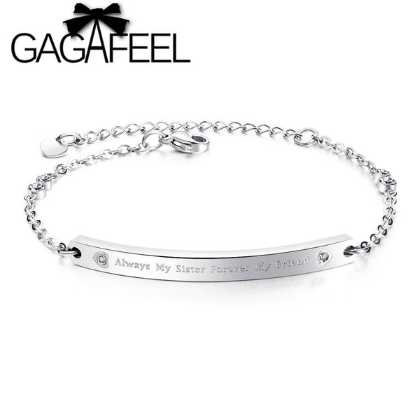 gagafeel simple women bracelet temperament wild bent bracelet silver rose gold chain fashion jewelry for good friends gifts, Black
gagafeel simple women bracelet temperament wild bent bracelet silver rose gold chain fashion jewelry for good friends gifts, Black