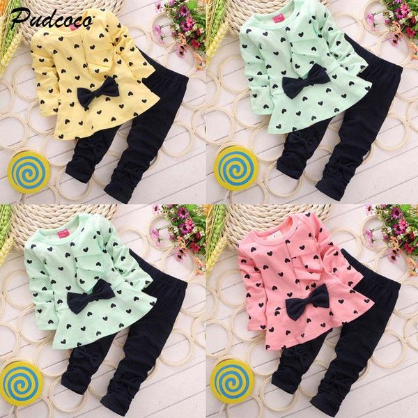 2019 brand kid girls long outfits sleeve legging pants bowknot heart print super cute new spring autumn cotton toddler set, White
2019 brand kid girls long outfits sleeve legging pants bowknot heart print super cute new spring autumn cotton toddler set, White