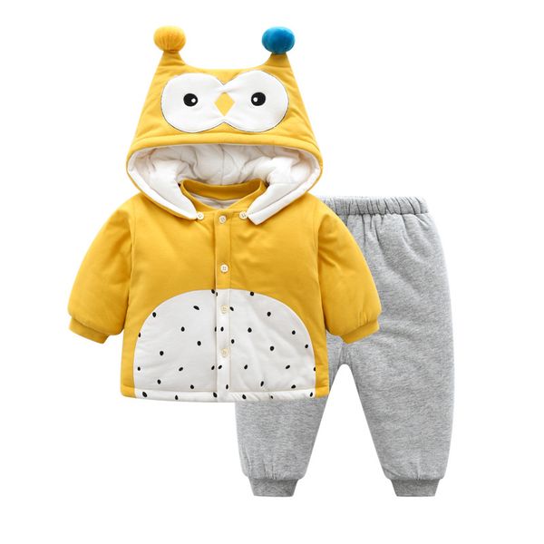 winter infant cotton korean version of the thick childrens clothing two-piece set clothes cute hooded adorable baby girls padded set, White
winter infant cotton korean version of the thick childrens clothing two-piece set clothes cute hooded adorable baby girls padded set, White