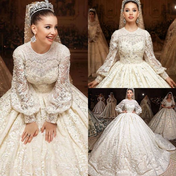 exquisite wedding dresses jewel neck poet long sleeve appliques lace custom made plus size wedding dress sweep train robes de mariée, White
exquisite wedding dresses jewel neck poet long sleeve appliques lace custom made plus size wedding dress sweep train robes de mariée, White