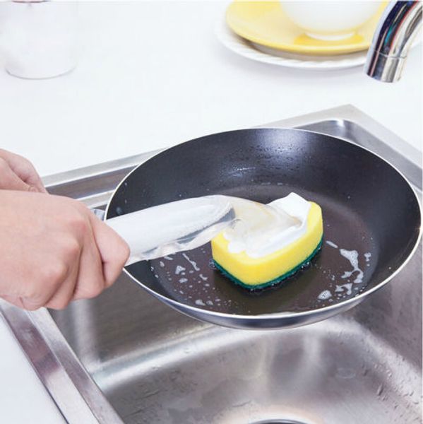 

хорошее качество мытья посуды губка скруббер кухня уборка антибактериальных новый инструмент