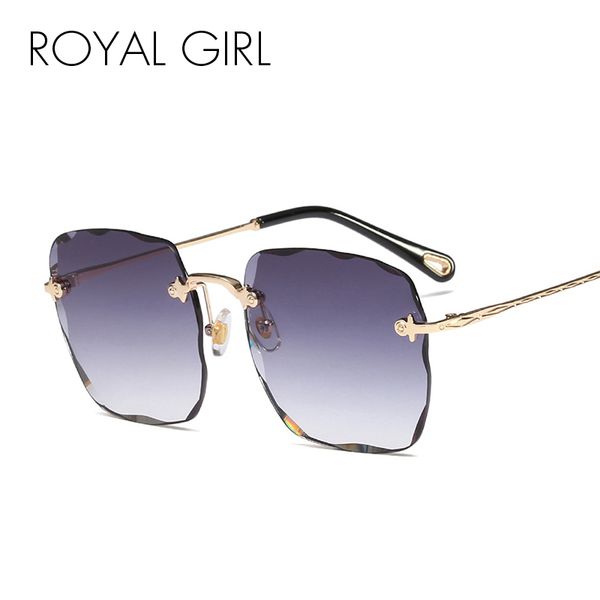 royal girl square sunglasses women new trimming rimless sun glasses female brand metal gradient oculos uv400 ss169, White;black
royal girl square sunglasses women new trimming rimless sun glasses female brand metal gradient oculos uv400 ss169, White;black