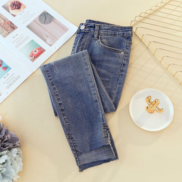 new blue woman skinny jeans high waist elastic denim pencil pants for woman 2020 autumn spring korean jean female
new blue woman skinny jeans high waist elastic denim pencil pants for woman 2020 autumn spring korean jean female