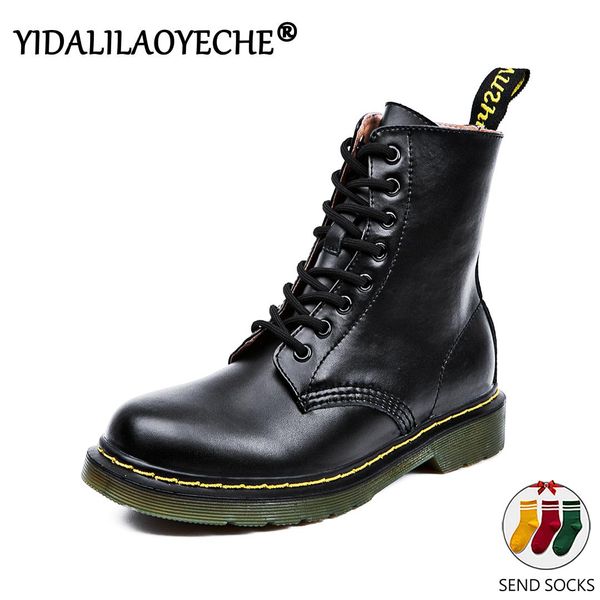 solid black boots zipper woman boots genuine leather cross-tied combat for women wedges punk shoes
solid black boots zipper woman boots genuine leather cross-tied combat for women wedges punk shoes