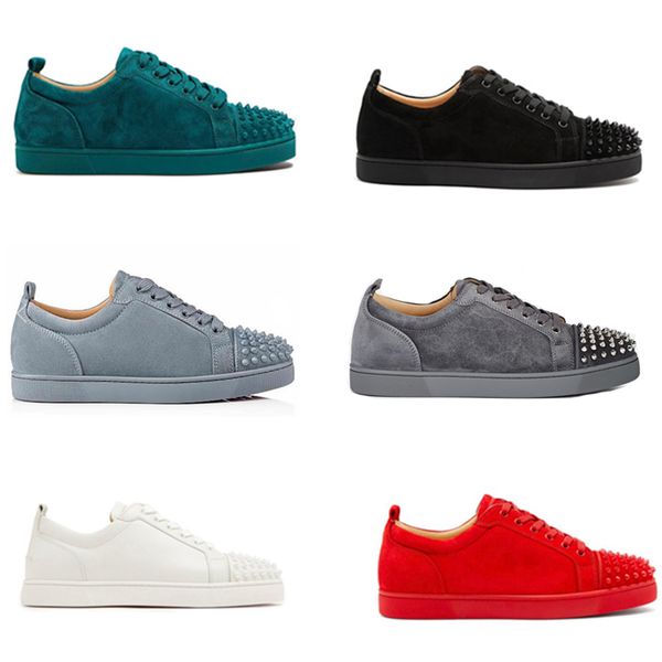 designer shoes red bottom junior studded spikes sneakers mens real leather trainers party shoes us 5-12.5, Black
designer shoes red bottom junior studded spikes sneakers mens real leather trainers party shoes us 5-12.5, Black