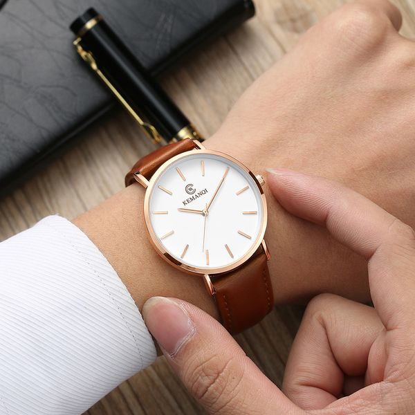 2018 watch men couple fashion leather band quartz round business men's wristwatch relogio masculino reloj hombre clock, Slivery;brown
2018 watch men couple fashion leather band quartz round business men's wristwatch relogio masculino reloj hombre clock, Slivery;brown