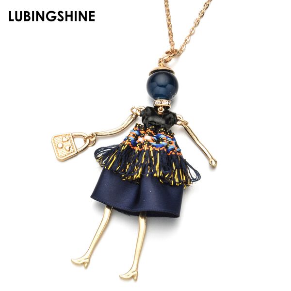 elegant paris handmade dance doll pendants necklace long sweater chain necklace fashion women girls bag charms party jewelry, Silver
elegant paris handmade dance doll pendants necklace long sweater chain necklace fashion women girls bag charms party jewelry, Silver