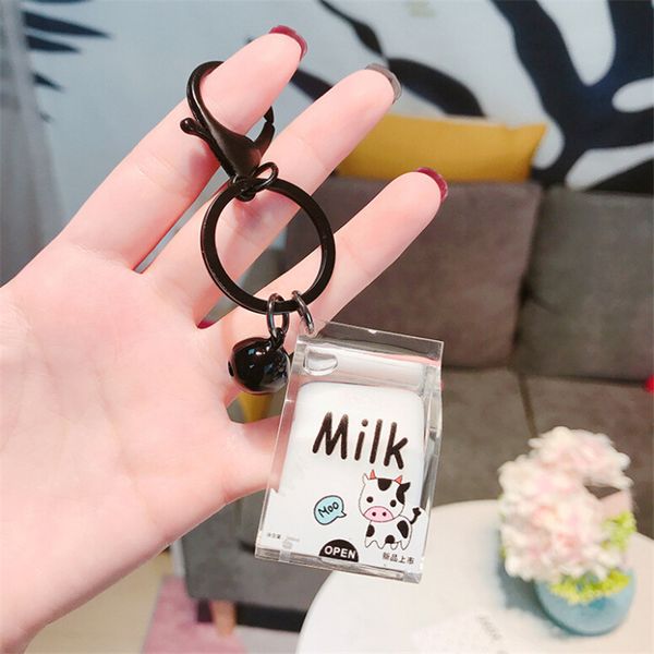 1pcs acrylic milk box keychains for women men simulation drink bag pendant keyring jewelry gift, Silver
1pcs acrylic milk box keychains for women men simulation drink bag pendant keyring jewelry gift, Silver