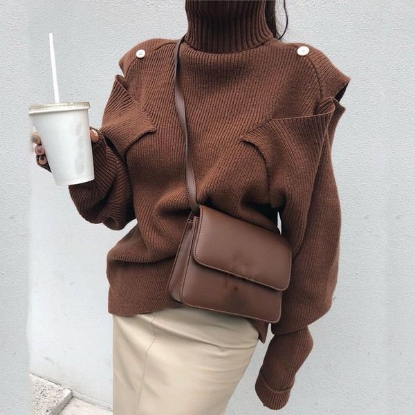 2019 solid knitted turtleneck sweater female long sleeve korean oversized pullovers autumn women patchwork sweater, White;black
2019 solid knitted turtleneck sweater female long sleeve korean oversized pullovers autumn women patchwork sweater, White;black