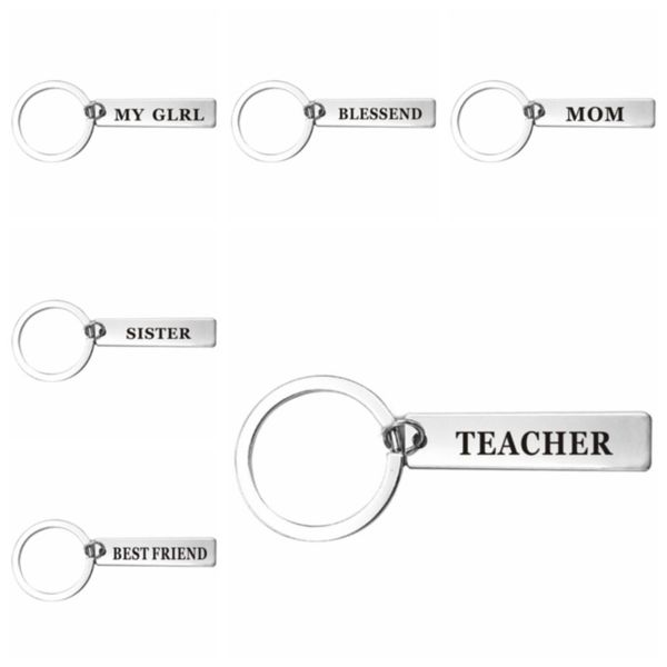 Engraving Stainless Steel Keychain Family Members Key Chain Key Ring Grandma Mom Best Friend Sister Key Chain Will and Sandy Drop ship
Engraving Stainless Steel Keychain Family Members Key Chain Key Ring Grandma Mom Best Friend Sister Key Chain Will and Sandy Drop ship