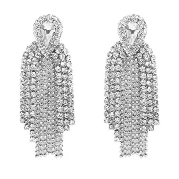 wholesale- diamonds dangle earrings for women luxury silver tassel crystal claw chains chandelier earring engagement wedding jewelry gifts
wholesale- diamonds dangle earrings for women luxury silver tassel crystal claw chains chandelier earring engagement wedding jewelry gifts
