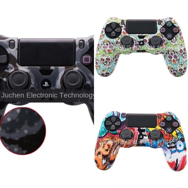twiik 1set ps4 skull case silicone protective cover for joystick cap with star handle
twiik 1set ps4 skull case silicone protective cover for joystick cap with star handle