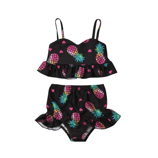 super cute baby kids girl pineapple 2pcs swimsuit little girls bikini set swimwear swimsuits bathing suit, White;black
super cute baby kids girl pineapple 2pcs swimsuit little girls bikini set swimwear swimsuits bathing suit, White;black