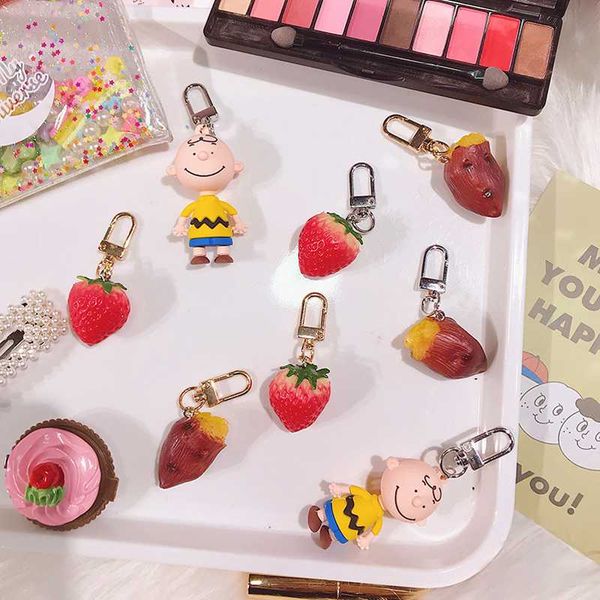 1pc sweet potato strawberry keychain keyring for women girl jewelry simulated fruit cute car bandbag key holder keyring k26, Silver
1pc sweet potato strawberry keychain keyring for women girl jewelry simulated fruit cute car bandbag key holder keyring k26, Silver
