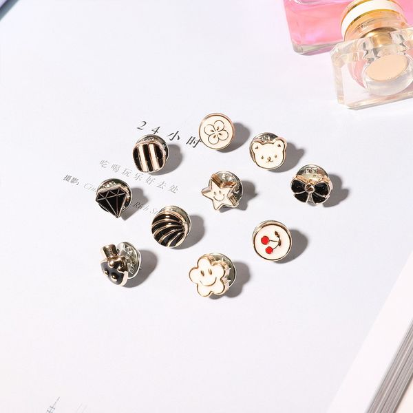 11 style alloy imitation pearl circle brooch pu button zircon fashion colourful brooches for women cheongsam to prevent a candid, Gray
11 style alloy imitation pearl circle brooch pu button zircon fashion colourful brooches for women cheongsam to prevent a candid, Gray