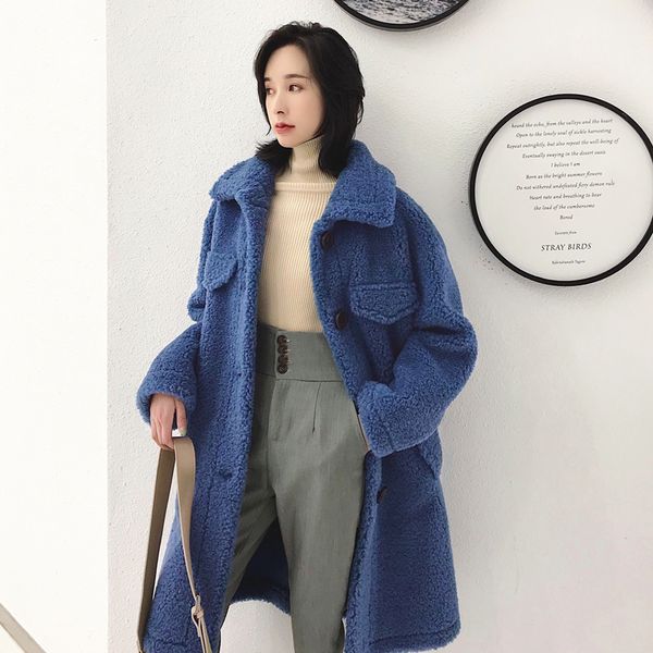 real fur coat female vintage long sheep shearing jacket women winter clothes 2019 korean elegant 100% wool coats fur 033, Black
real fur coat female vintage long sheep shearing jacket women winter clothes 2019 korean elegant 100% wool coats fur 033, Black