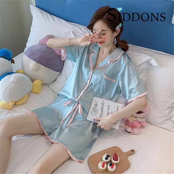 women's sleepwear siddons women silk pajama sets satin pyjama long sleeve large size fashion pajamas for girl nightwear suit home, Black;red
women's sleepwear siddons women silk pajama sets satin pyjama long sleeve large size fashion pajamas for girl nightwear suit home, Black;red