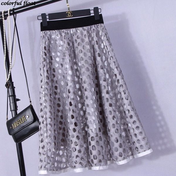 2017 summer new korean version was thin high waist circle hollow lace in the long paragraph a word half skirt peng peng skirts, Black
2017 summer new korean version was thin high waist circle hollow lace in the long paragraph a word half skirt peng peng skirts, Black