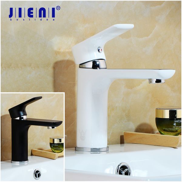 jieni black white painting solid brass bathroom mixer basin faucet deck mounted bathrom wash basin mixer tap faucet
jieni black white painting solid brass bathroom mixer basin faucet deck mounted bathrom wash basin mixer tap faucet