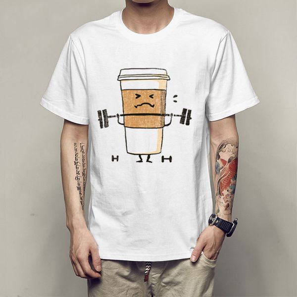 cartoon muscle fitness lovely coffee man t shirt fashionable short sleeve men and women lovers fund t t-shirt, White;black
cartoon muscle fitness lovely coffee man t shirt fashionable short sleeve men and women lovers fund t t-shirt, White;black