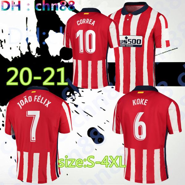 size:s-4xl 20 21 atletico joao felix madrid home red white soccer jerseys 2020 2021 koke saul godin football shirt kits camiseta de fútbol, Black;yellow
size:s-4xl 20 21 atletico joao felix madrid home red white soccer jerseys 2020 2021 koke saul godin football shirt kits camiseta de fútbol, Black;yellow