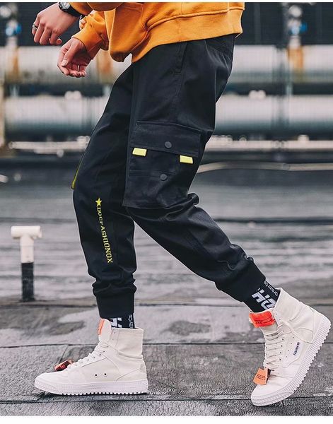 men fashion sporty pants for hiphop causal runnings pants high street jogger new pocket trousers, Black
men fashion sporty pants for hiphop causal runnings pants high street jogger new pocket trousers, Black