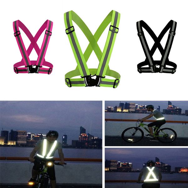 reflective vest high visibility outdoor running cycling safety vest adjustable elastic strap fluorescence work wholesale, Black
reflective vest high visibility outdoor running cycling safety vest adjustable elastic strap fluorescence work wholesale, Black