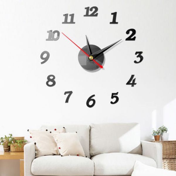 1pcs modern large wall clock 3d mirror sticker unique big number watch diy mural wall art stickers decor 400mm
1pcs modern large wall clock 3d mirror sticker unique big number watch diy mural wall art stickers decor 400mm