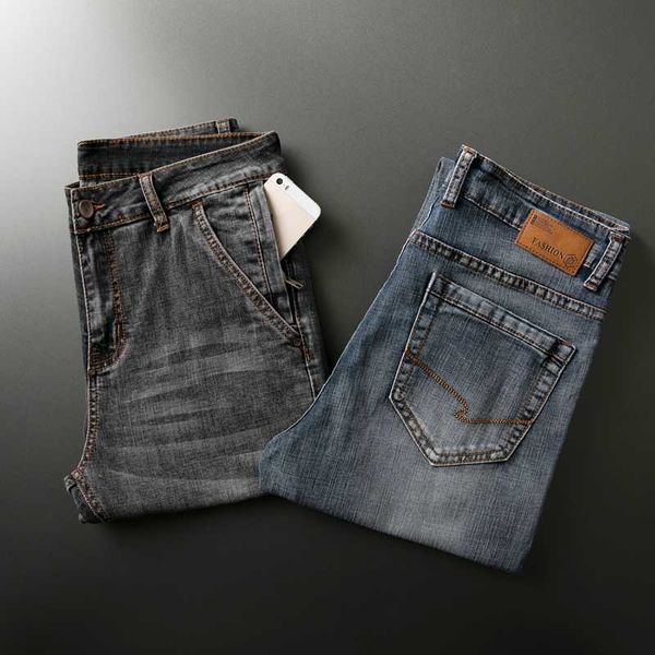 summer autumn mens jeans business casual straight grey blue stretch anti-theft zipper denim trousers classic men plus size 28-40
summer autumn mens jeans business casual straight grey blue stretch anti-theft zipper denim trousers classic men plus size 28-40