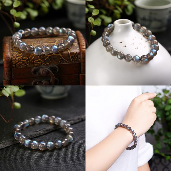 beaded jewelry natural shibingzhong moonlight stone bracelet single circle hand string dolphin blue light scattered beading product, Black
beaded jewelry natural shibingzhong moonlight stone bracelet single circle hand string dolphin blue light scattered beading product, Black